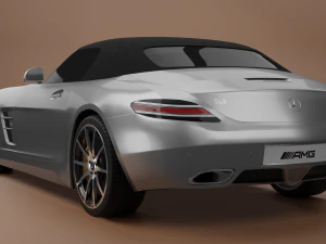 mercedes benz sls amg roadster 3D Model