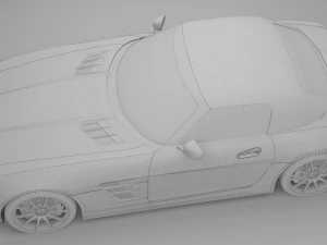 mercedes benz sls amg roadster 3D Model