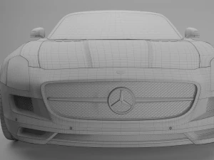 mercedes benz sls amg roadster 3D Model