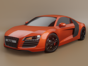 audi r8 Modelo 3D