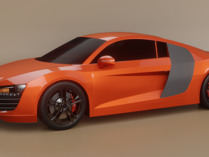 audi r8 Model 3D
