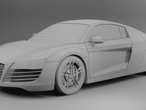 audi r8 Model 3D
