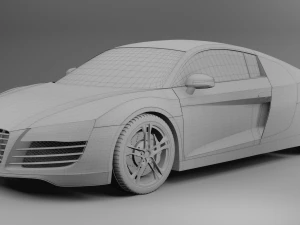 audi r8 3D Model