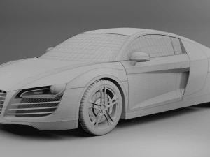 audi r8 3D Model