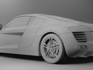 audi r8 Model 3D