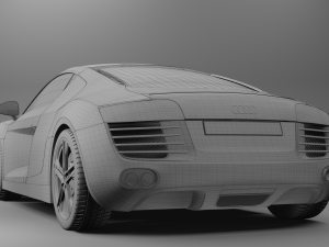 audi r8 Model 3D