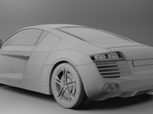 audi r8 Model 3D