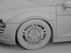 audi r8 Model 3D