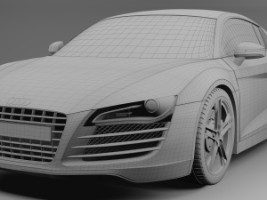 audi r8 Model 3D
