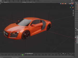audi r8 Model 3D