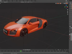 audi r8 3D Model