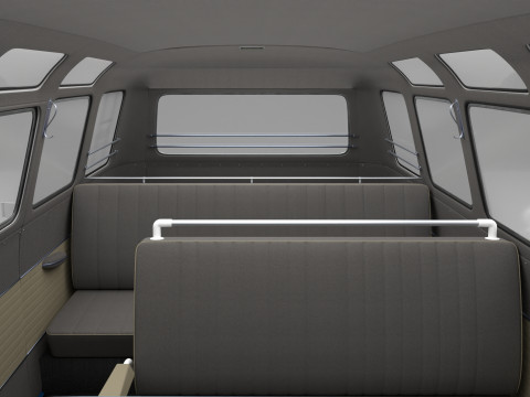 Volkswagen-T1 With full Interior 3D Модель
