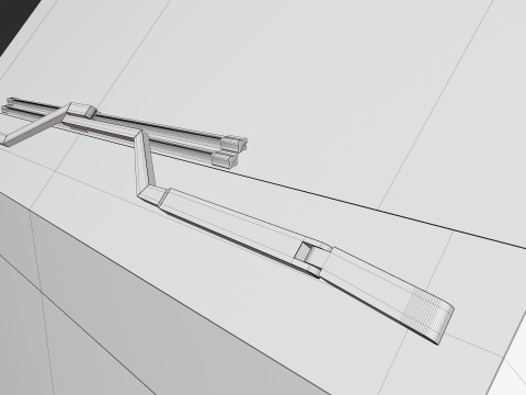 Electric Delivery Van PBR 3D 모델