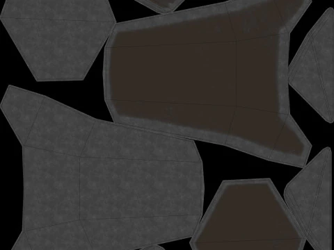 Sci-Fi Combat Spaceship 3D Model