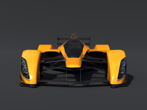 Concept Racing Car 3D Model
