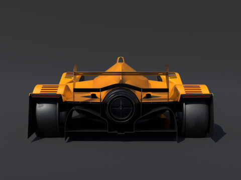 Concept Racing Car 3D Model