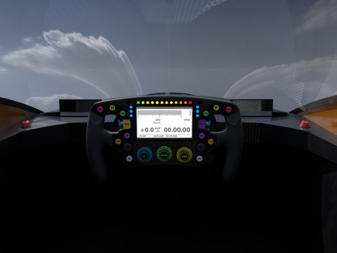 Concept Racing Car 3D Model