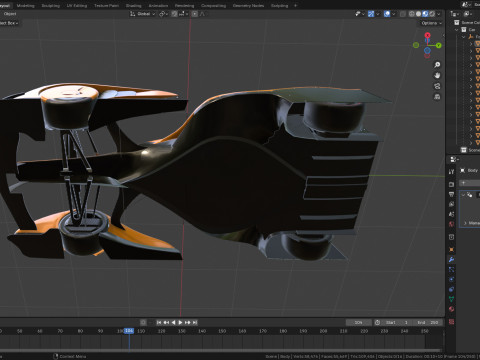 Concept Racing Car 3D Model