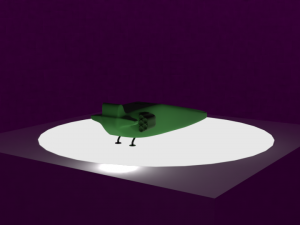 spaceship without textures and materials 3D Model