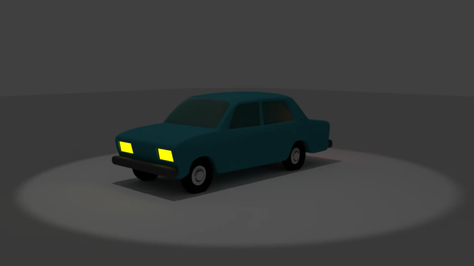 vaz 2106 car for games 3D Model .c4d .max .obj .3ds .fbx .stl .blend 
