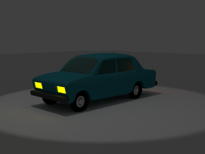 vaz 2106 car for games 3D Model