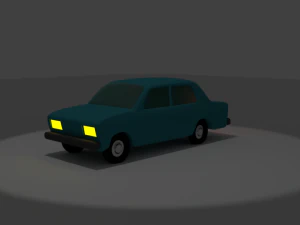 Vaz 2106 Auto für Spiele 3D Modell