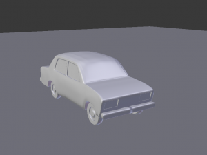 vaz 2106 car for games Model 3D