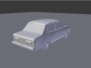 vaz 2106 car for games Model 3D
