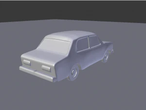 vaz 2106 car for games 3D Model