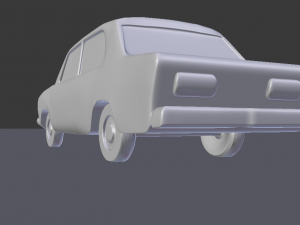 vaz 2106 car for games Model 3D