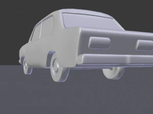 vaz 2106 car for games 3D Model