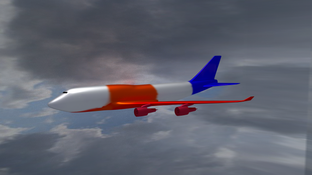 boeing 3D-Modell .c4d .max .obj .3ds .fbx .stl .blend 