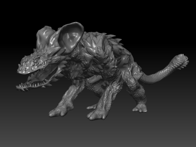 monster Model 3D .c4d .max .obj .3ds .fbx .stl .blend