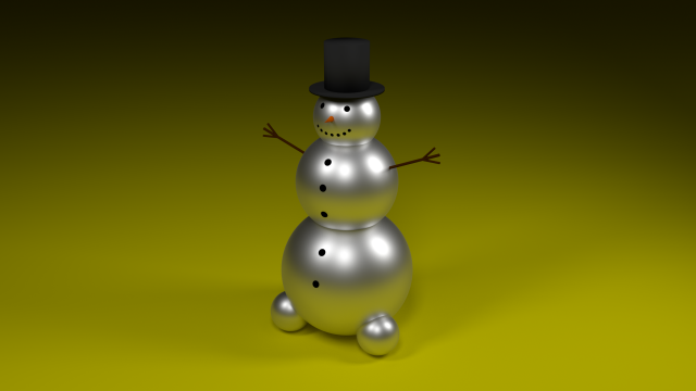 snowman 3D मॉडल .c4d .max .obj .3ds .fbx .stl .blend 
