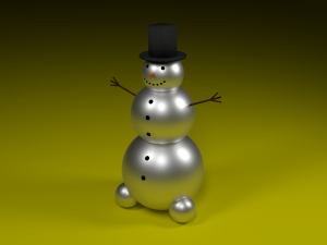 snowman Modelo 3D