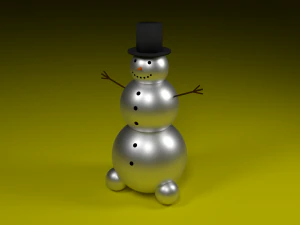 snowman 3D Model
