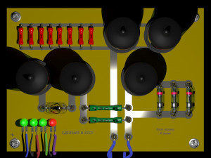 electronic lamp plate model 3D 모델