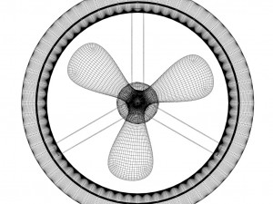 industrial fan Modelo 3D