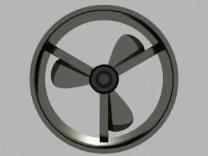 industrial fan Modelo 3D