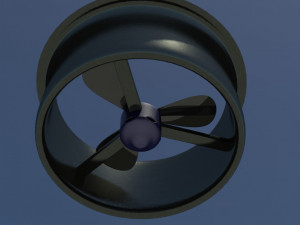 industrial fan Modelo 3D