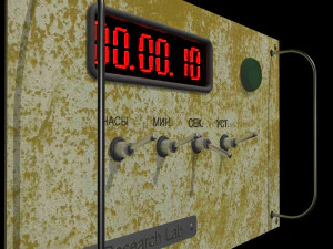 electronic timer panel 3D Model