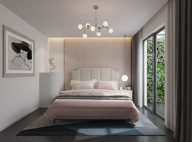 european style bedroom 3D Model .c4d .max .obj .3ds .fbx .stl .blend