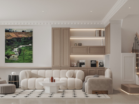 Living Room 3D 모델