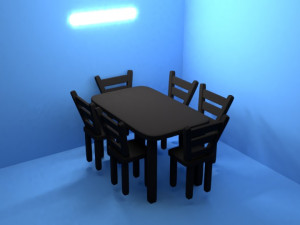 dinning table Modelo 3D