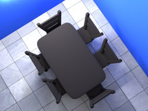 dinning table Modelo 3D