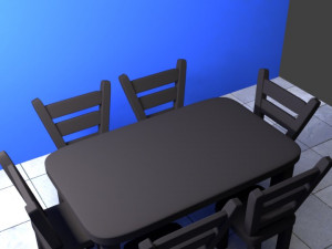 dinning table Modelo 3D