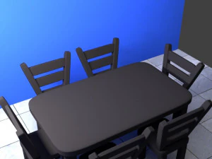 dinning table 3D Model
