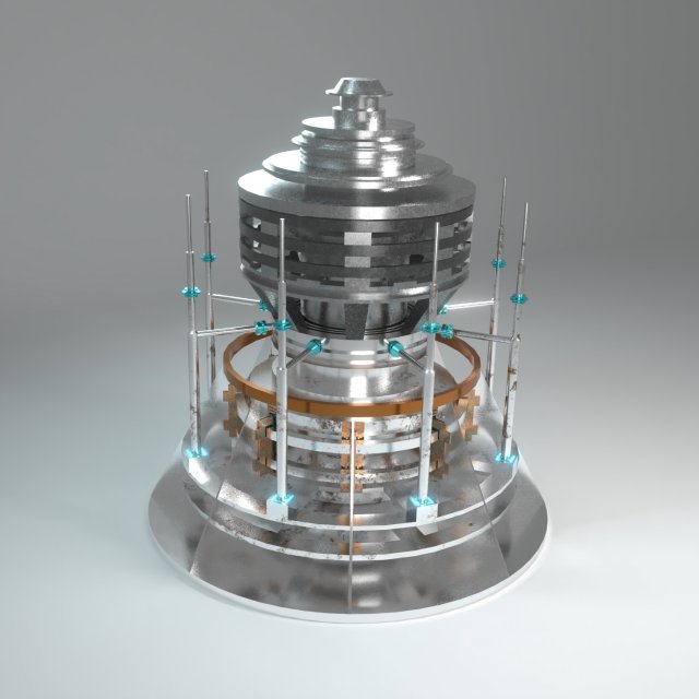 space probe 3Dモデル .c4d .max .obj .3ds .fbx .stl .blend 