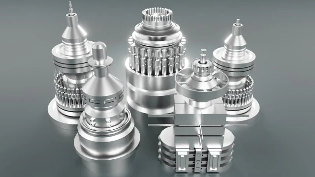 विज्ञान-फाई किटबैश तत्व 5-पीसी 3D मॉडल .c4d .max .obj .3ds .fbx .stl .blend 