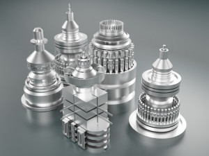 sci-fi kitbash elements 5-pcs 3D 模型